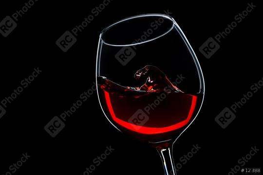 wave in a red wine glass  : Stock Photo or Stock Video Download rcfotostock photos, images and assets rcfotostock | RC Photo Stock.: