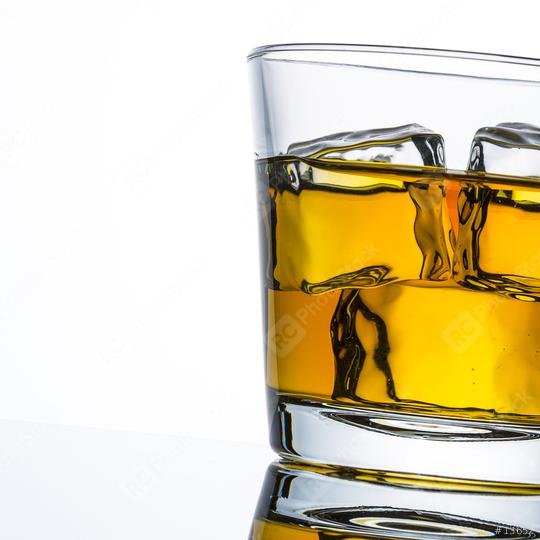 whiskey glass with ice on white  : Stock Photo or Stock Video Download rcfotostock photos, images and assets rcfotostock | RC Photo Stock.: