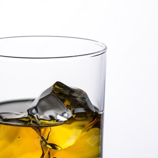 whiskey with ice on white  : Stock Photo or Stock Video Download rcfotostock photos, images and assets rcfotostock | RC Photo Stock.: