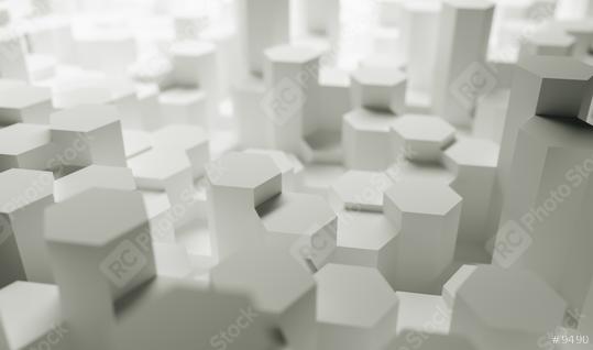 white abstract hexagons background pattern, gaming Concept image - 3D rendering - Illustration   : Stock Photo or Stock Video Download rcfotostock photos, images and assets rcfotostock | RC Photo Stock.: