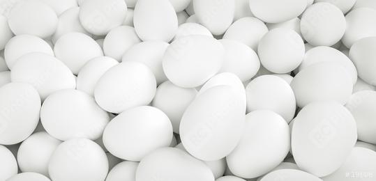 white eggs pile - 3D Rendering  : Stock Photo or Stock Video Download rcfotostock photos, images and assets rcfotostock | RC Photo Stock.: