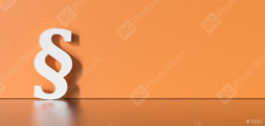 white paragraph sign on orange background with empty space on left side. 3D Rendering  : Stock Photo or Stock Video Download rcfotostock photos, images and assets rcfotostock | RC Photo Stock.: