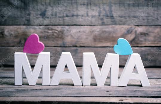 White "MAMA" letters with pink and blue hearts on rustic wooden background
  : Stock Photo or Stock Video Download rcfotostock photos, images and assets rcfotostock | RC Photo Stock.: