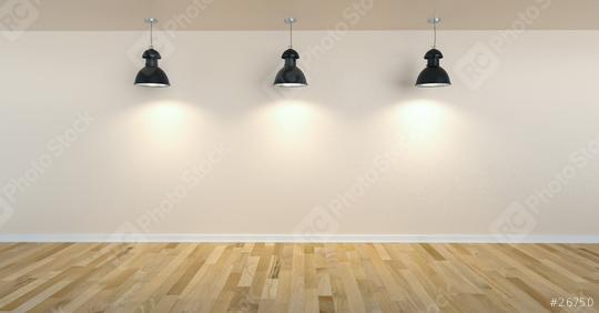 white room with ceiling lamp  : Stock Photo or Stock Video Download rcfotostock photos, images and assets rcfotostock | RC Photo Stock.: