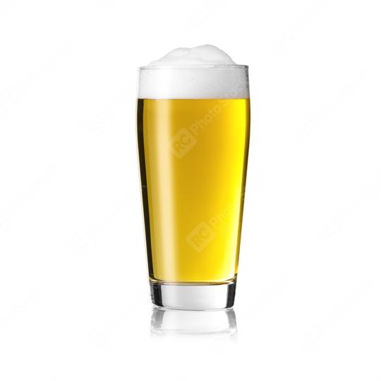 Willi cup beer glass pilsner golden with foam crown altbier on white background  : Stock Photo or Stock Video Download rcfotostock photos, images and assets rcfotostock | RC Photo Stock.: