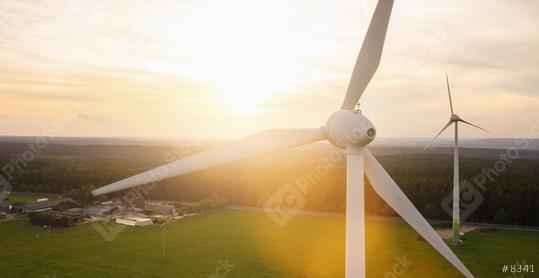 Wind turbine and agricultural fields - Energy Production with clean and Renewable Energy - copyspace for your individual text  : Stock Photo or Stock Video Download rcfotostock photos, images and assets rcfotostock | RC Photo Stock.:
