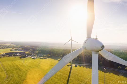 Wind Turbines Windmill Energy at sunset  : Stock Photo or Stock Video Download rcfotostock photos, images and assets rcfotostock | RC Photo Stock.:
