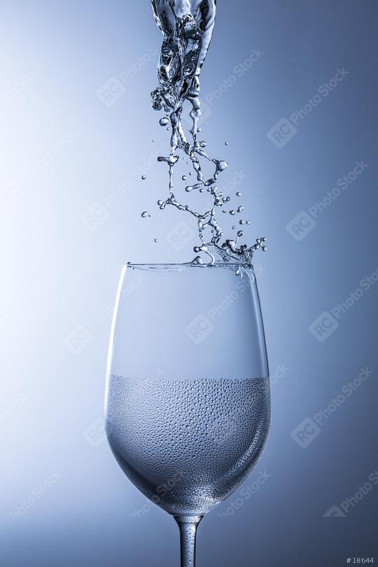wine glass splash