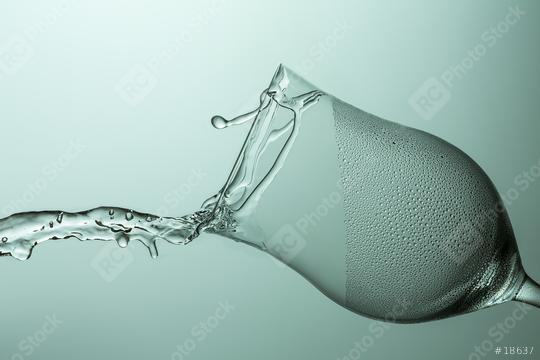 Wine glass splash splatter rinse clean with drops of condensation and water spray  : Stock Photo or Stock Video Download rcfotostock photos, images and assets rcfotostock | RC Photo Stock.: