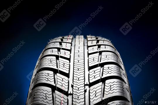 Winter Car tires close-up wheel profile structure on black blue background  : Stock Photo or Stock Video Download rcfotostock photos, images and assets rcfotostock | RC Photo Stock.: