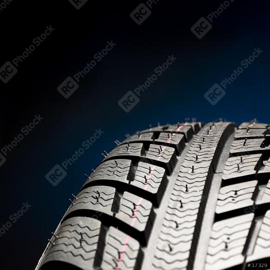 Winter Car tires close-up wheel profile structure on black blue background  : Stock Photo or Stock Video Download rcfotostock photos, images and assets rcfotostock | RC Photo Stock.: