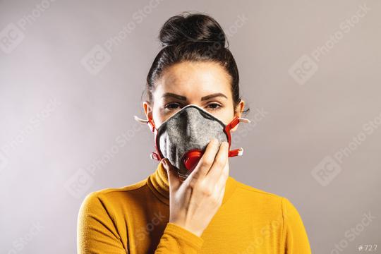 Woman holding ffp3 or ffp2 protection face mask against coronavirus outbreak COVID-19.  : Stock Photo or Stock Video Download rcfotostock photos, images and assets rcfotostock | RC Photo Stock.: