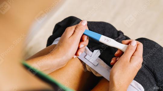 Woman holding pregnancy test, New life and new family concept.  : Stock Photo or Stock Video Download rcfotostock photos, images and assets rcfotostock | RC Photo Stock.: