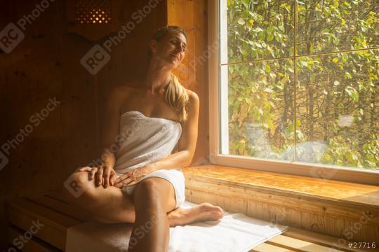 woman in sauna relaxing and staying healthy. dramatic light with Steam, spa and wellness concept, relax in hot finnish sauna  : Stock Photo or Stock Video Download rcfotostock photos, images and assets rcfotostock | RC Photo Stock.: