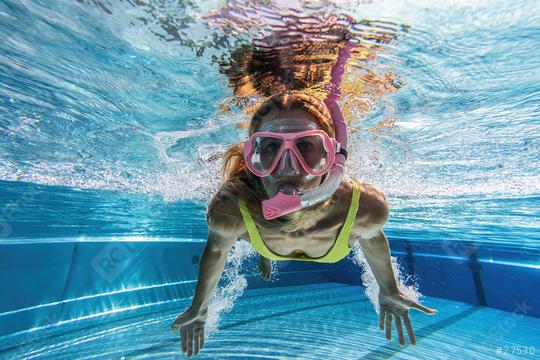 woman in snorkeling mask dive underwater in swimming pool in spa resort. Travel lifestyle, water sport outdoor adventure, swimming lessons on summer holidays.  : Stock Photo or Stock Video Download rcfotostock photos, images and assets rcfotostock | RC Photo Stock.: