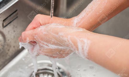 Woman washing his Hands to prevent virus infection and clean dirty hands with soap and water  : Stock Photo or Stock Video Download rcfotostock photos, images and assets rcfotostock | RC Photo Stock.: