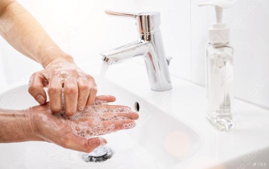 Woman washing his Hands to prevent virus infection and clean dirty hands - coronavirus Sars-CoV-2 covid-19 concept image  : Stock Photo or Stock Video Download rcfotostock photos, images and assets rcfotostock | RC-Photo-Stock.: