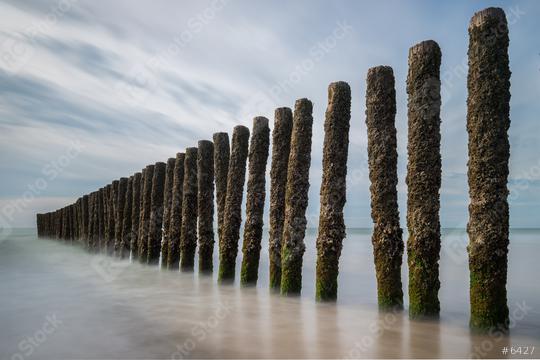 Wooden poles at the beach  : Stock Photo or Stock Video Download rcfotostock photos, images and assets rcfotostock | RC Photo Stock.: