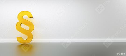 Yellow Paragraph sign in a courtroom - Symbol of Law and Justice, with copy space for individual text  : Stock Photo or Stock Video Download rcfotostock photos, images and assets rcfotostock | RC Photo Stock.: