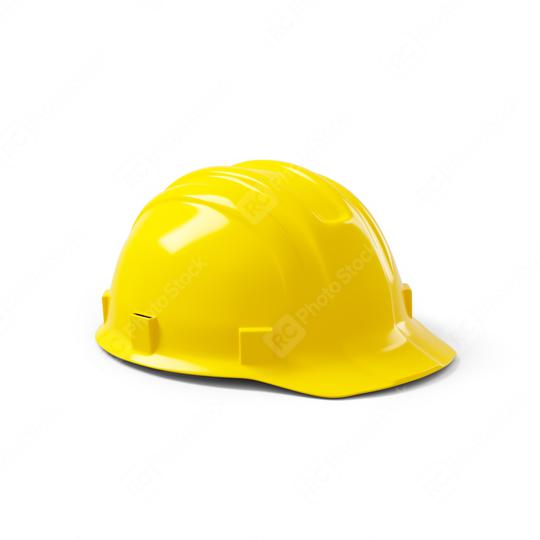 Yellow safety helmet isolated on white background. 3D rendering  : Stock Photo or Stock Video Download rcfotostock photos, images and assets rcfotostock | RC Photo Stock.:
