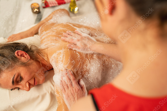 Young woman in hammam or turkish bath  : Stock Photo or Stock Video Download rcfotostock photos, images and assets rcfotostock | RC Photo Stock.: