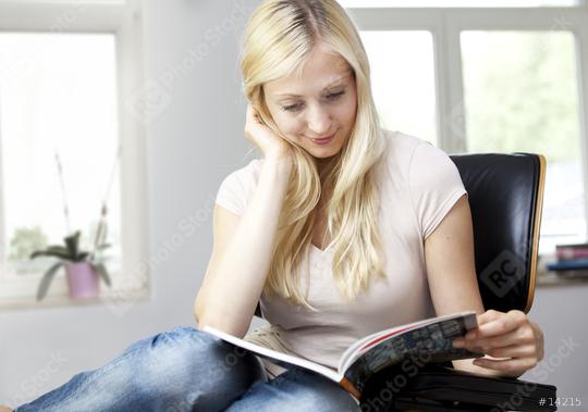 Young Woman reading  : Stock Photo or Stock Video Download rcfotostock photos, images and assets rcfotostock | RC Photo Stock.: